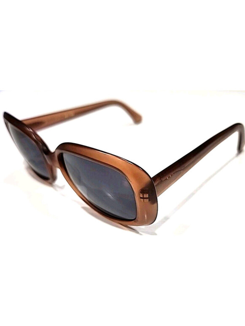 Oliver Peoples OP569 Brown Rectangle Gray Sunglasses Japan